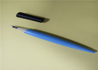 PP 플라스틱 방수 연필 아이 라이너, 파란 아이 라이너 연필 126.8mm 길이