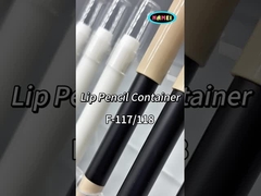 맑은 플라스틱 연필 립스틱 튜브 립 글랜스 브러쉬로 화장품 포장