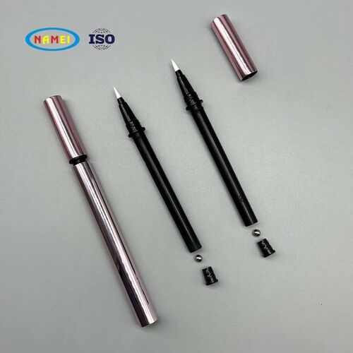 최신 회사 블로그 Air‑Tight Straight‑Tube Empty Liquid Eyeliner Pen, Multi Interchangeable Nibs for Private‑Label Water‑Based Liquid Makeu