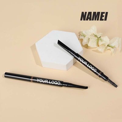 좋은 가격 ABS Eyebrow Pencil Tube Cosmetic Packaging Round Eyebrow Pencil Empty Tube Fill Plastic Eyebrow Pencil Container 온라인으로