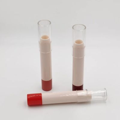 좋은 가격 고급형 둥근 립 스틱 튜브 플라스틱 립 발암 컨테이너 개인 레이블 슬림 립 발암 튜브 하이라이트 컨투어링 립 튜브 온라인으로
